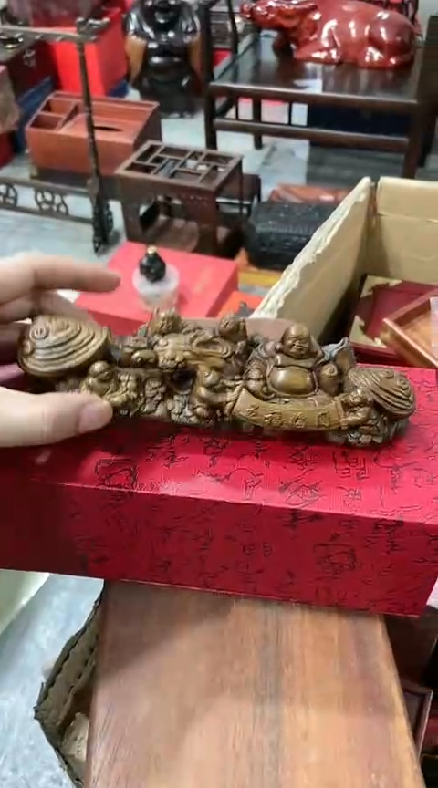 【闪购商品】CX 五福临门摆件------