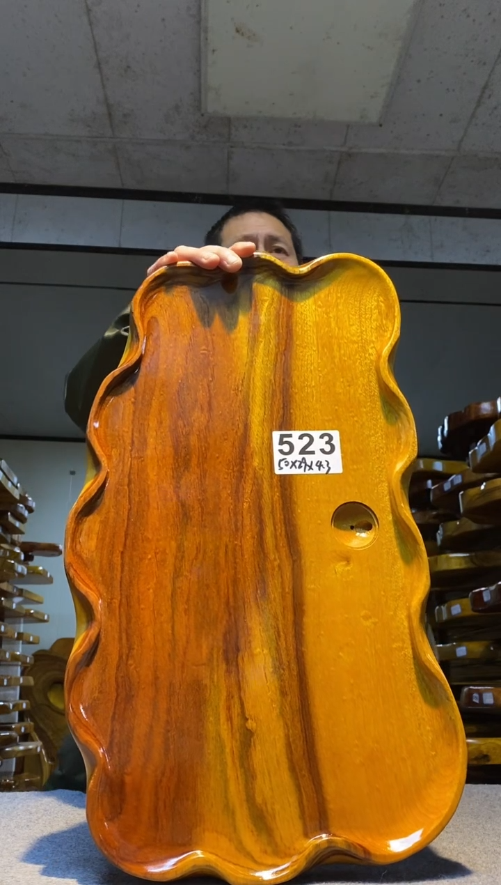 实木茶盘 一物一拍（不含配件）