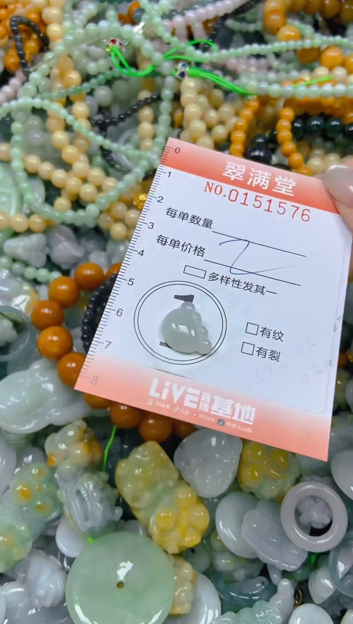 翡翠未镶嵌颈饰闪购0151576