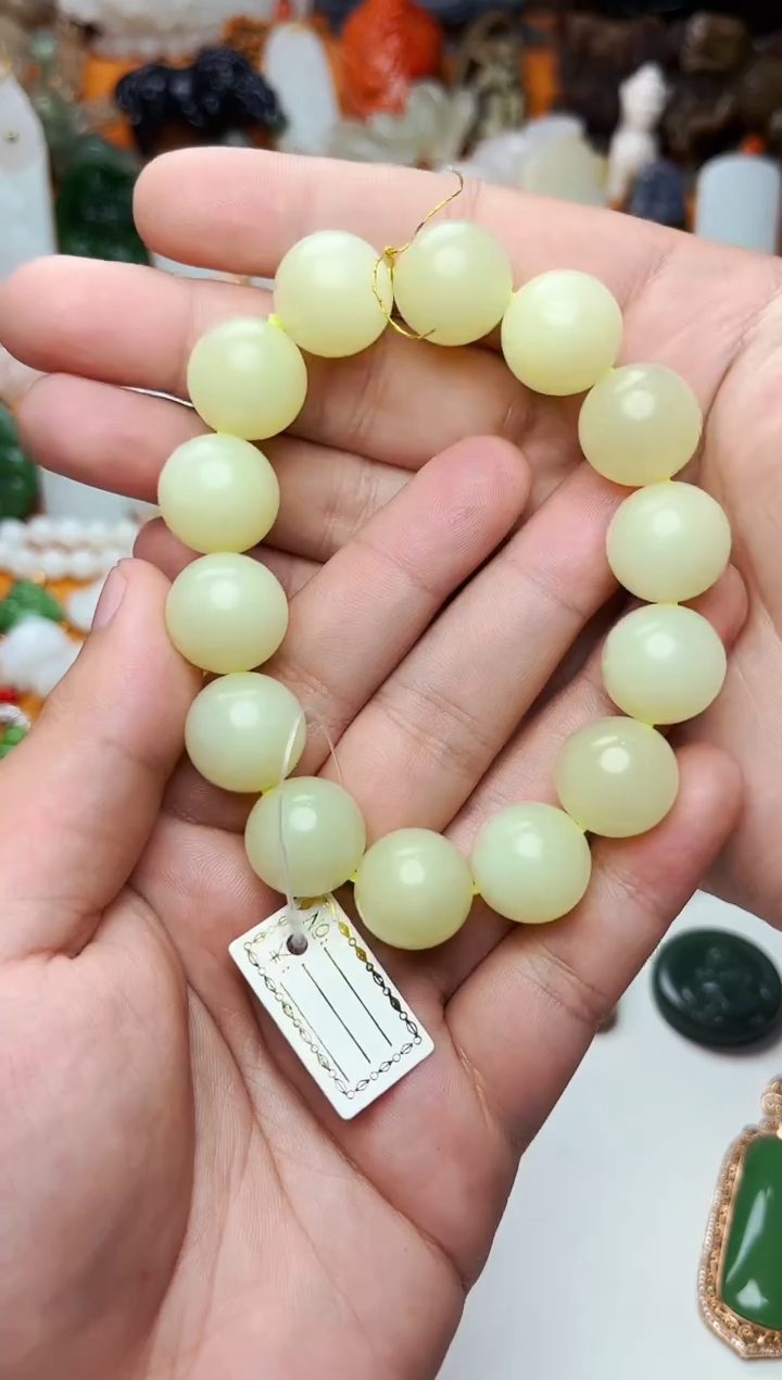 【闪购商品】和田玉手串未镶嵌手串01