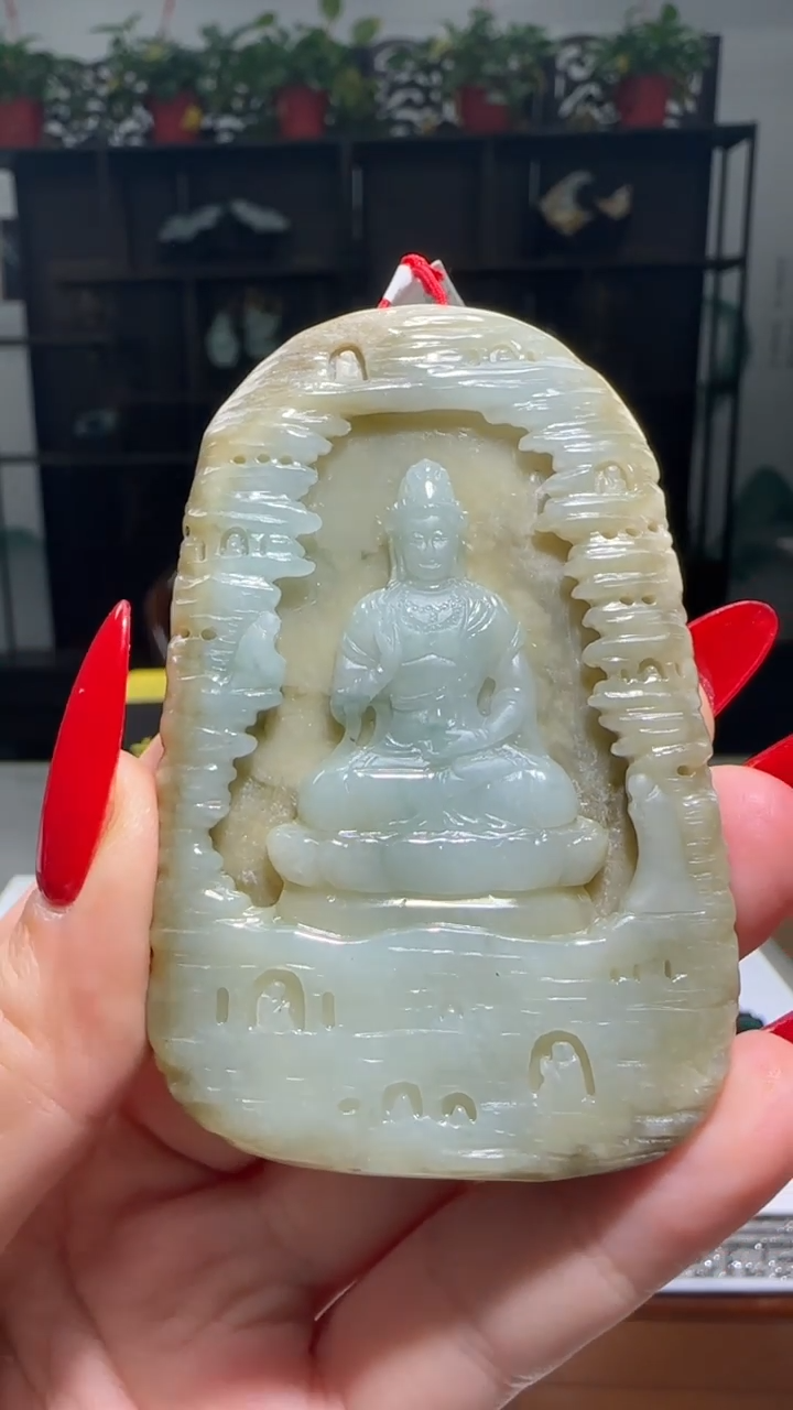 【闪购商品】翡翠颈饰未镶嵌天然翡翠A货吊坠