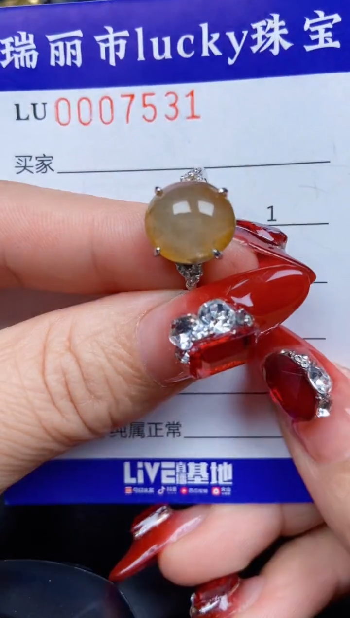 【闪购商品】翡翠颈饰银S925镶嵌7531