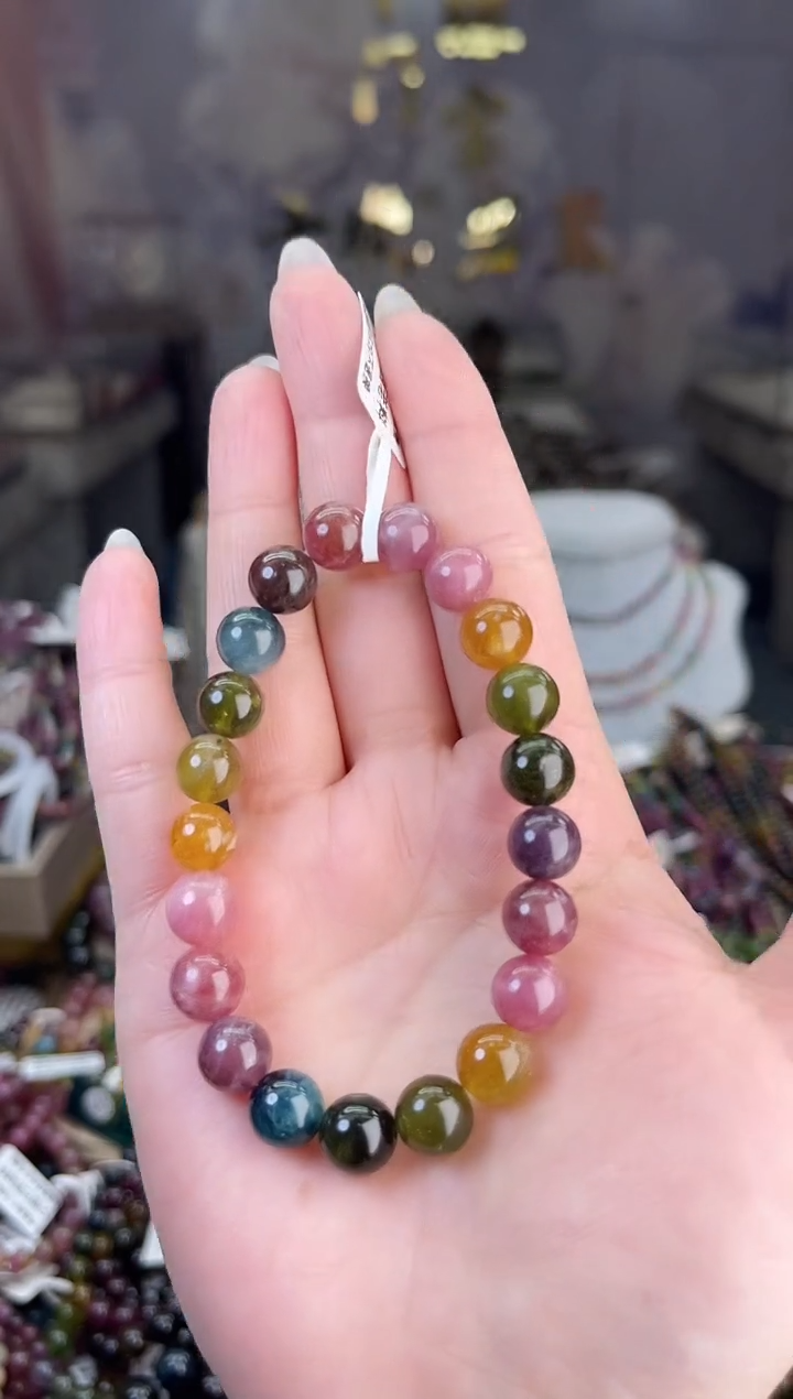 【闪购商品】碧玺/未镶嵌9mm+碧玺单圈多样性发货