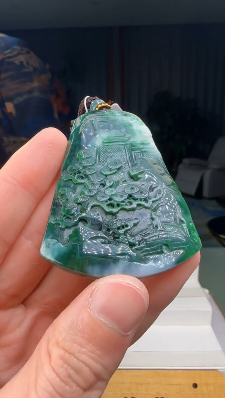 【闪购商品】翡翠吊坠(不含链)未镶嵌DY@@960Q7J02583