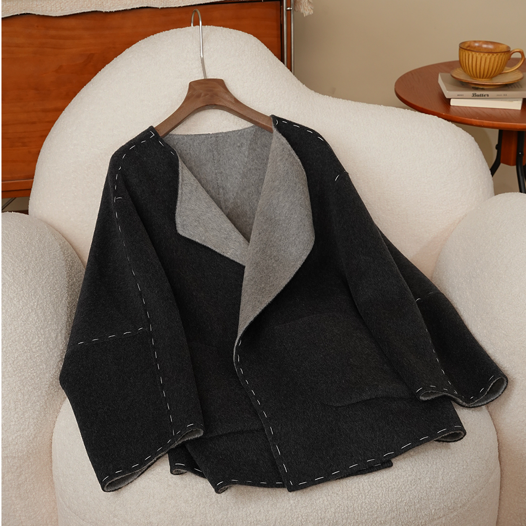 2025新款冬日圆舞曲双面呢大衣女士1659