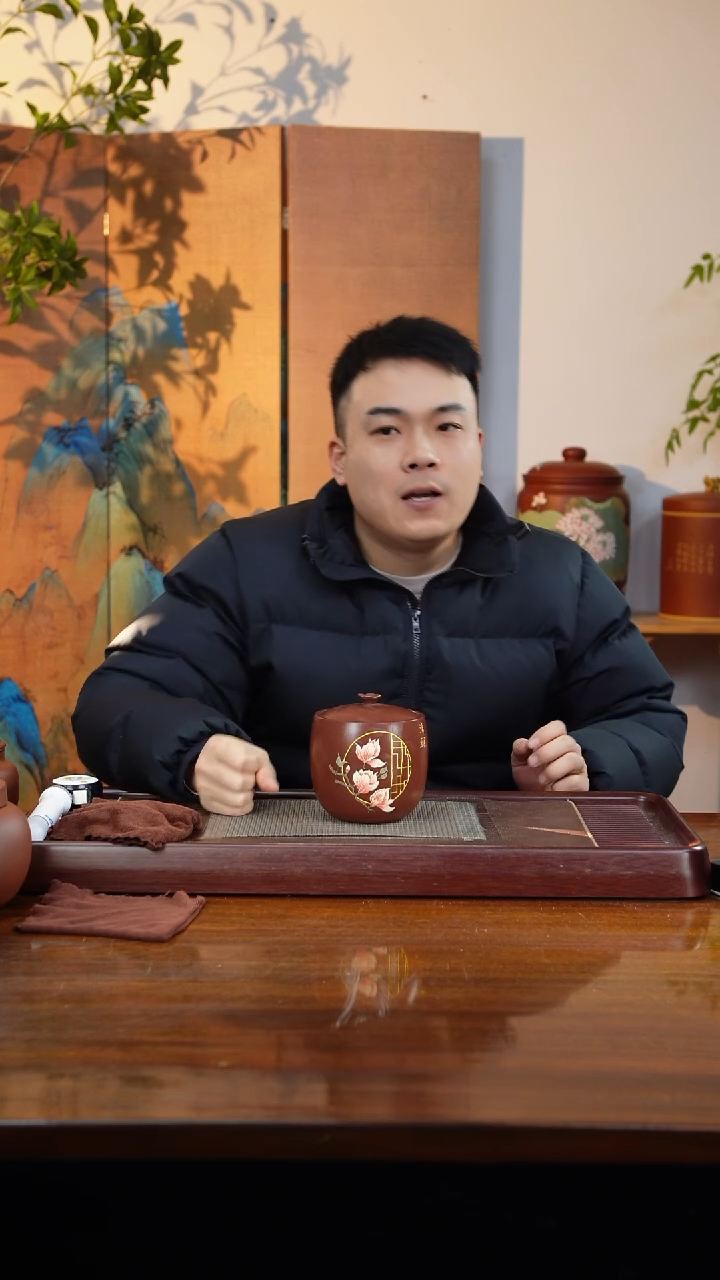 宜兴原矿紫砂茶叶罐
