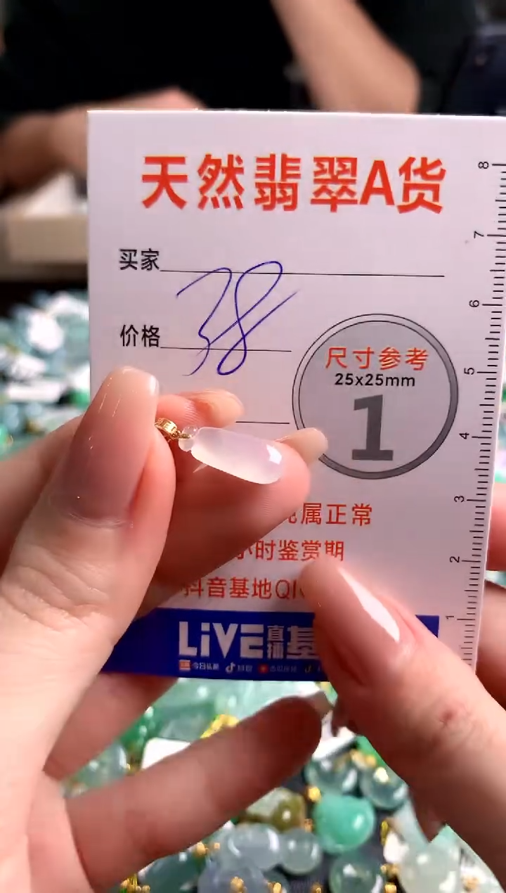 【闪购商品】翡翠颈饰18K金镶嵌14005495