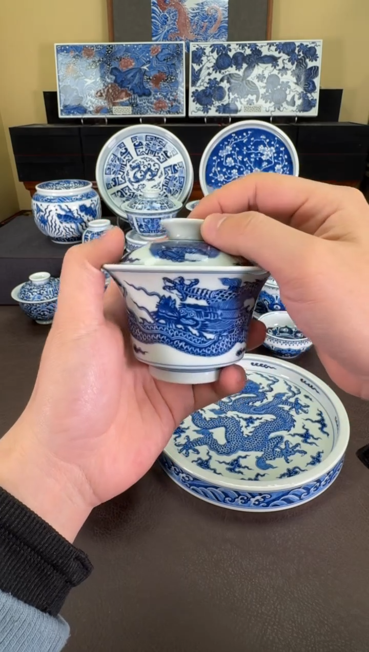 【闪购商品】羿器窑霸王龙马蹄盖碗