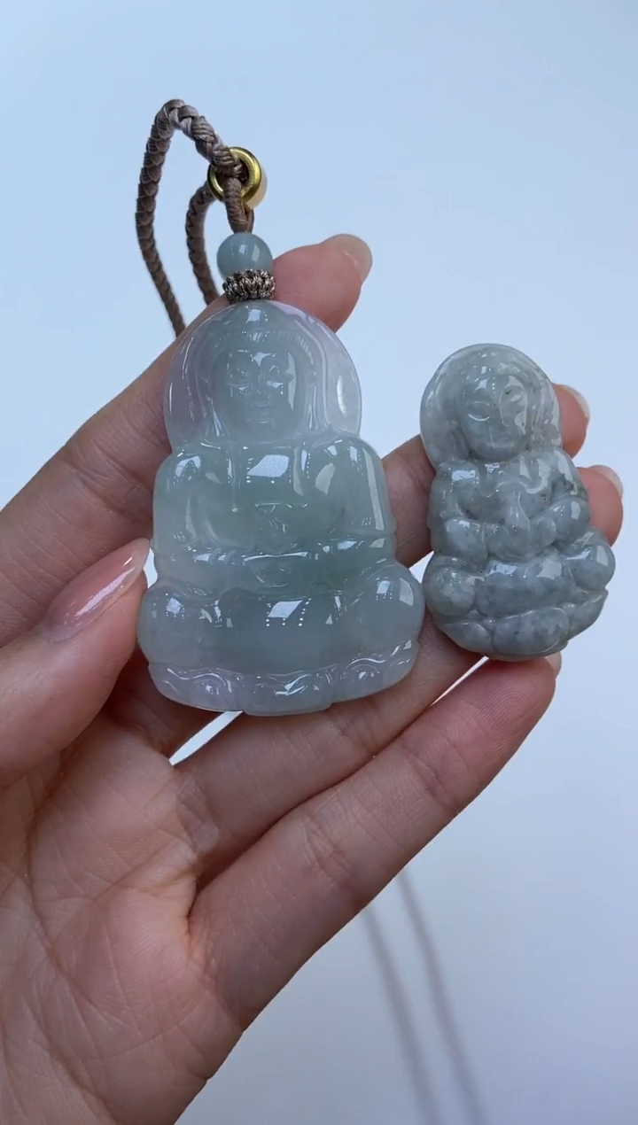 颈饰未镶嵌翡翠宁****g356675/翡翠观音  多样性一件发