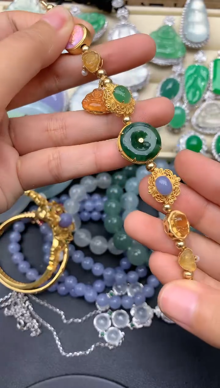 【闪购商品】翡翠手串未镶嵌329-中国好珍宝