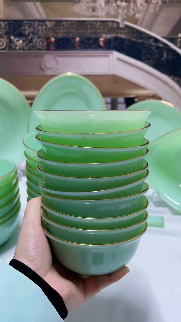 【闪购商品】...4.5英寸玉瓷碗10个口径11.8厘米