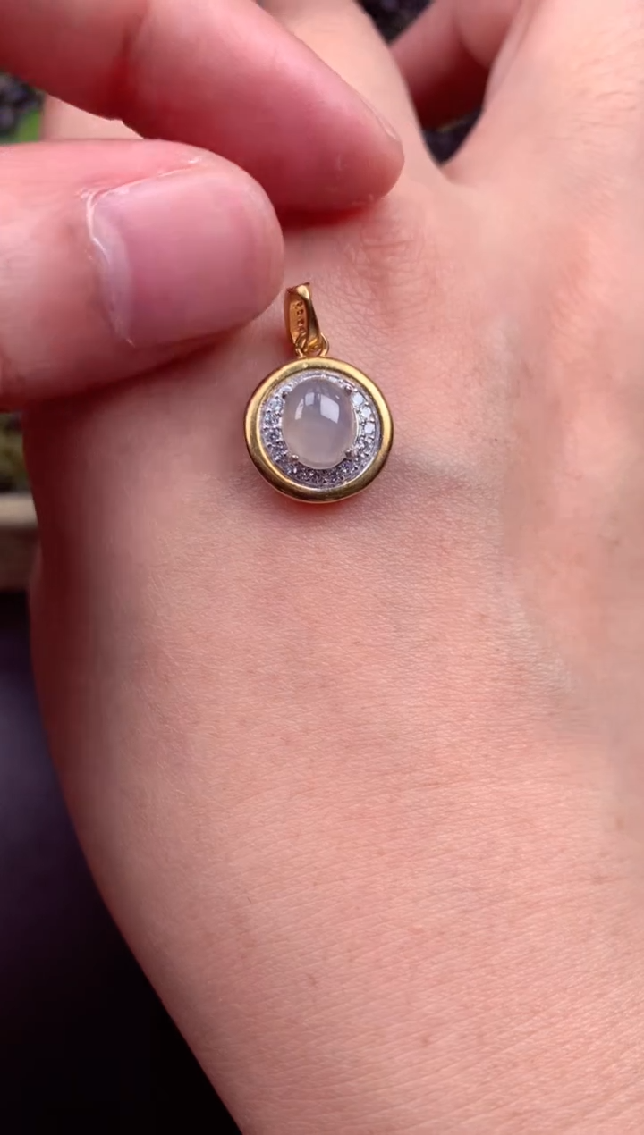 【闪购商品】翡翠吊坠(不含链)未镶嵌天然缅甸A货翡翠