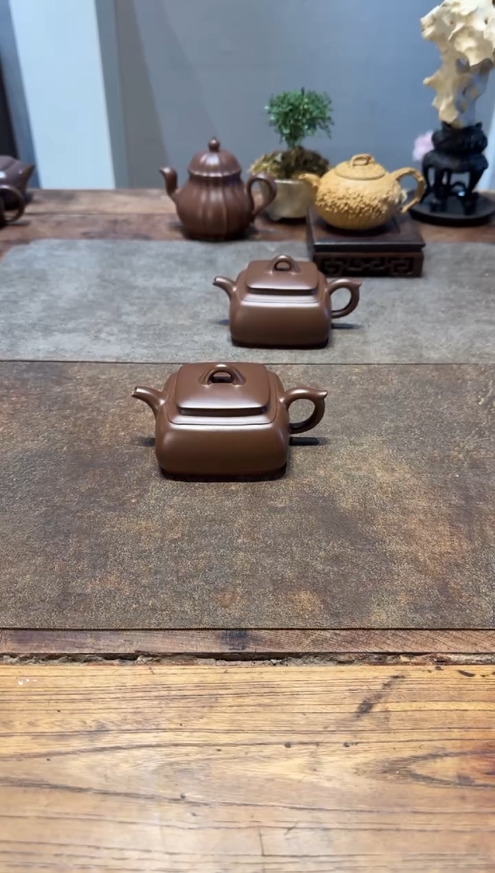 茶壶紫砂亦*长四方紫砂壶