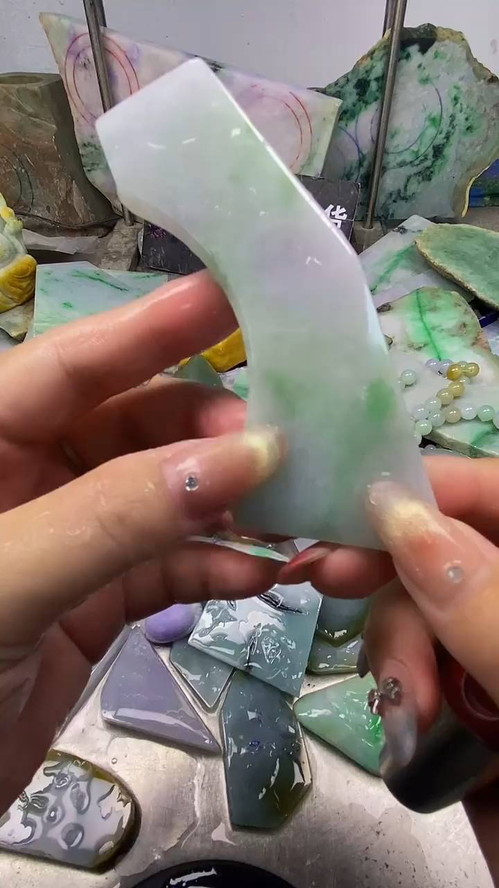 散珠翡翠天然缅甸翡翠A货265