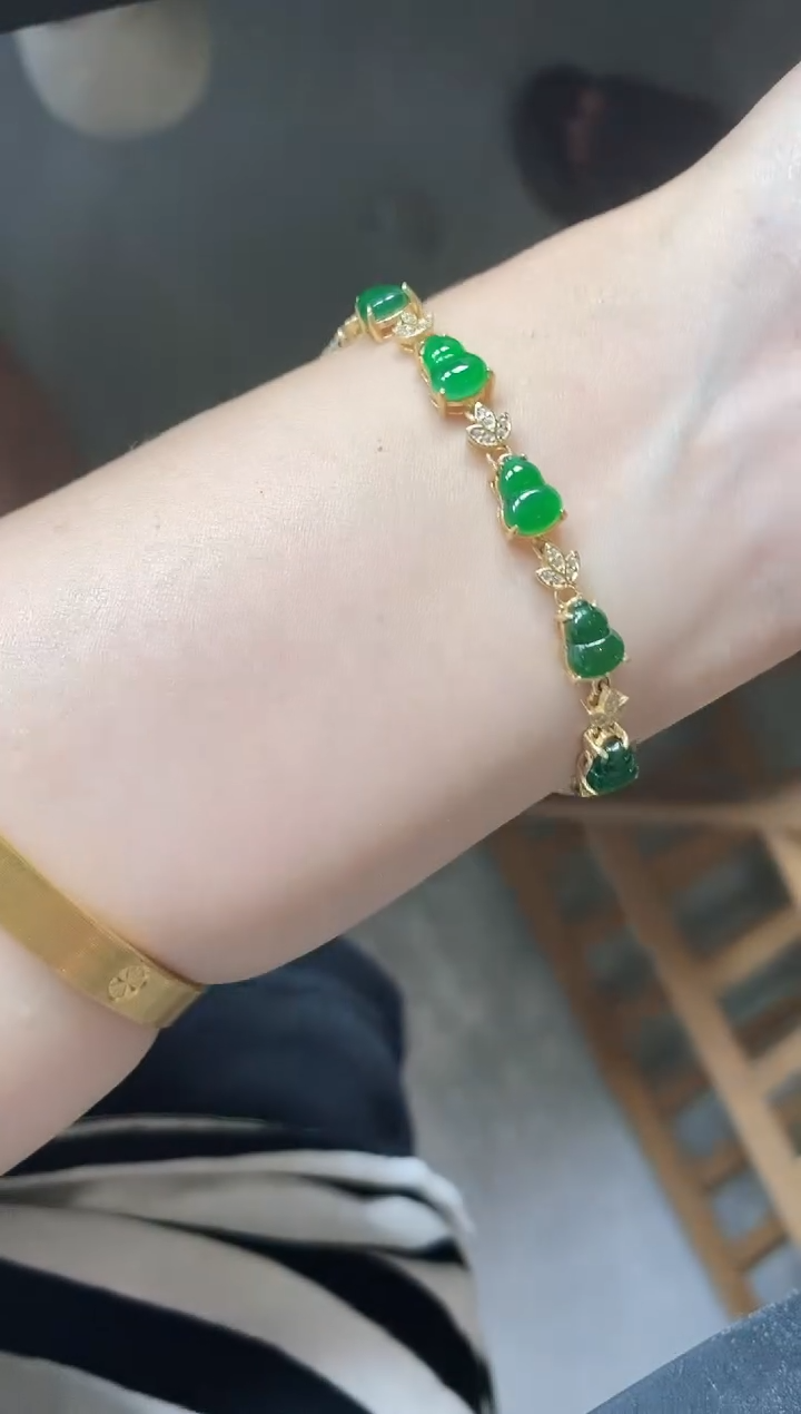 翡翠戒指银S925镶嵌5151-3