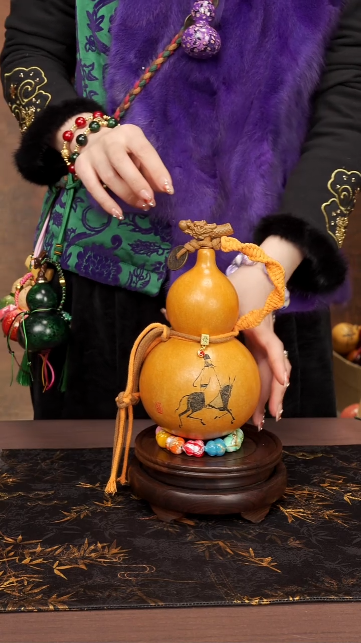 664--精品大漆酒葫芦-----268