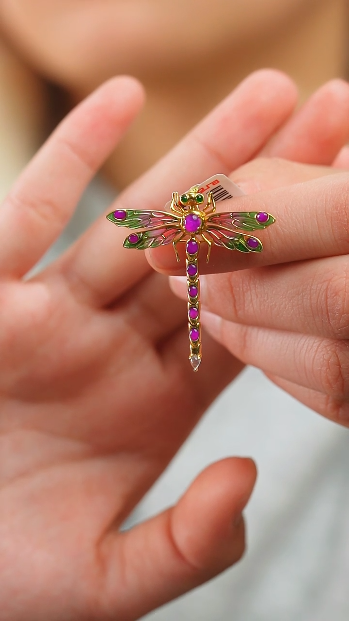 苏纪石（舒俱来）18K金镶嵌吊坠(不含链)65