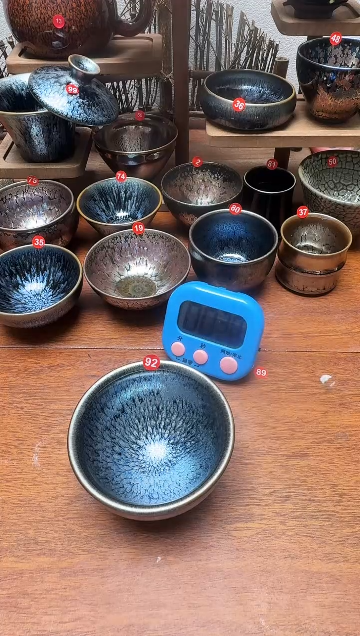 茶盏寒*湖92号建盏工匠茶器