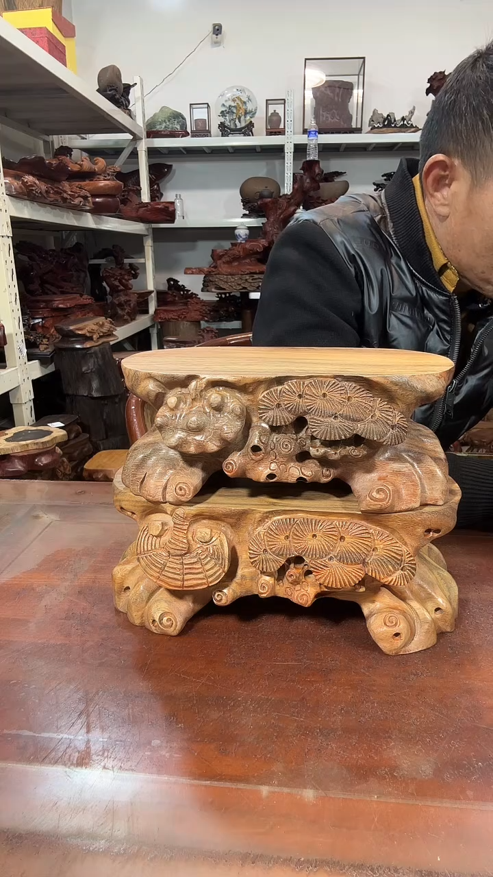 木广****木红木随形创意底座yyds