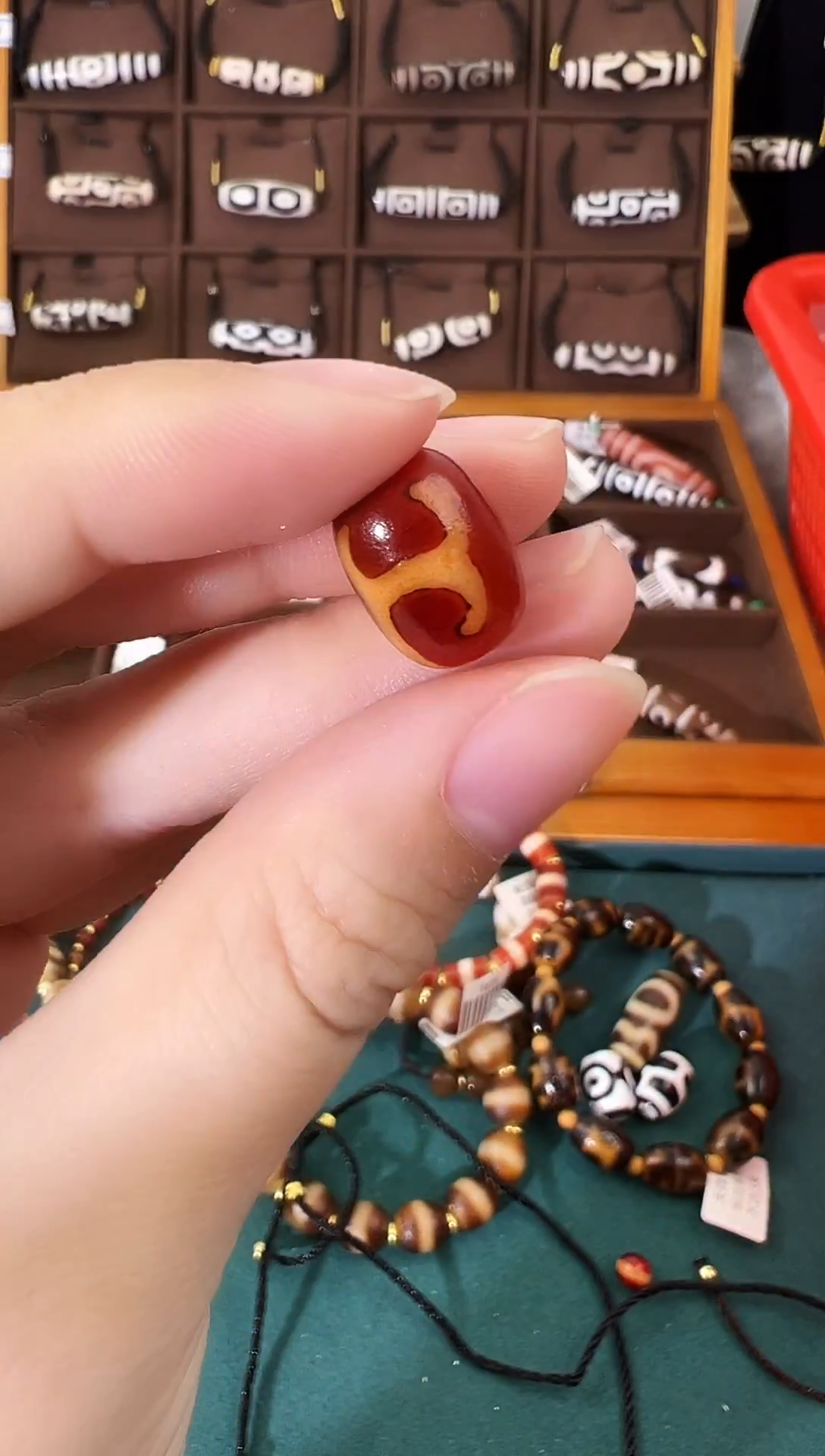 玛瑙/玉髓（覆膜）颈饰未镶嵌71（微瑕随机发货）