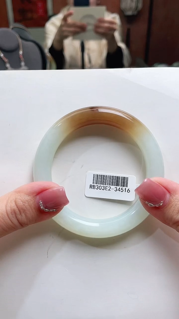 【闪购商品】和田玉（糖玉）手镯未镶嵌56圈口