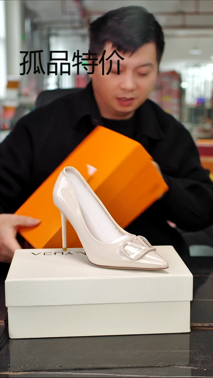 38码女鞋细跟高跟鞋