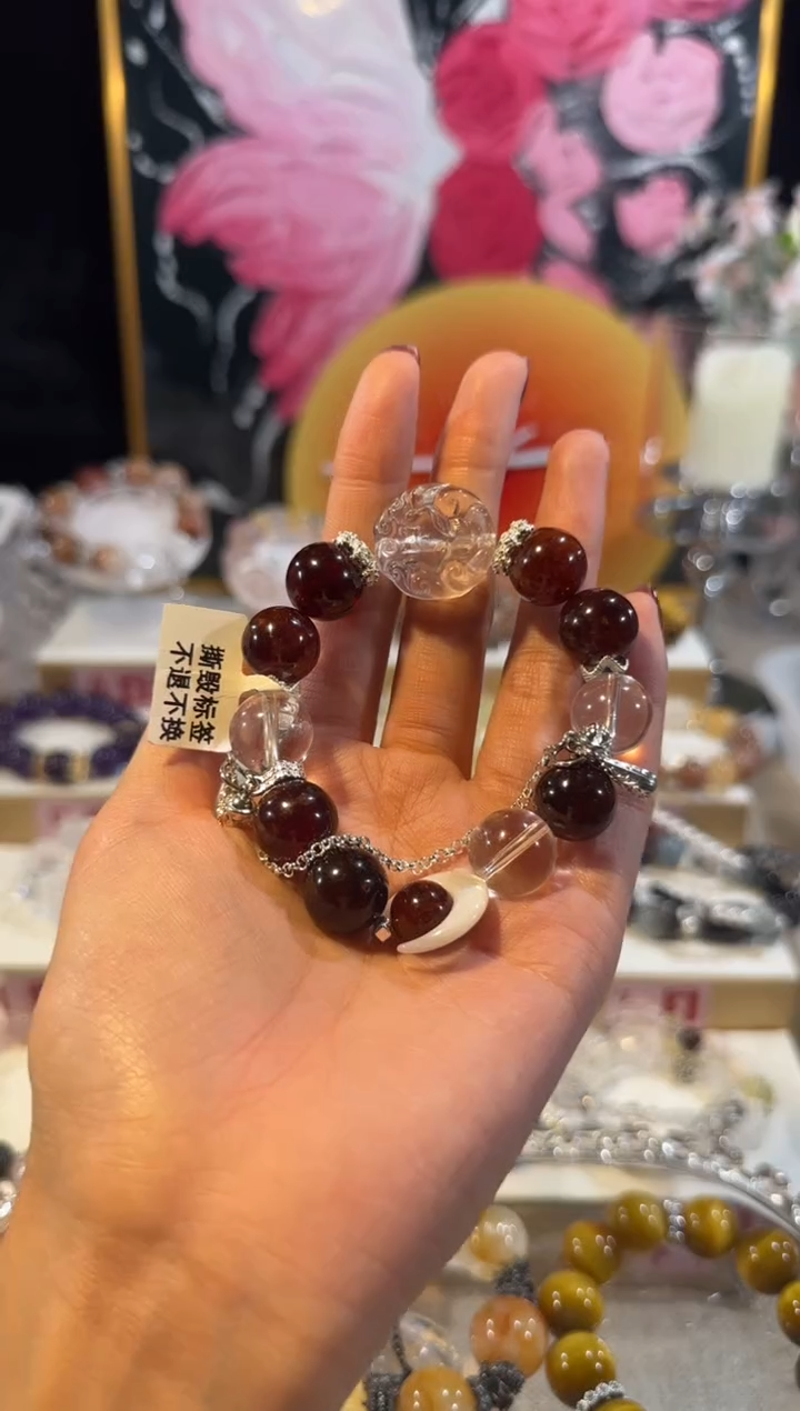 【闪购商品】水晶手链未镶嵌多样性发货发其一颜色微差