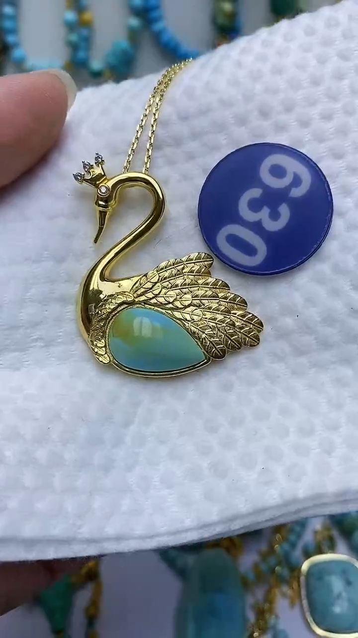 【闪购商品】绿松石项链合金630项链