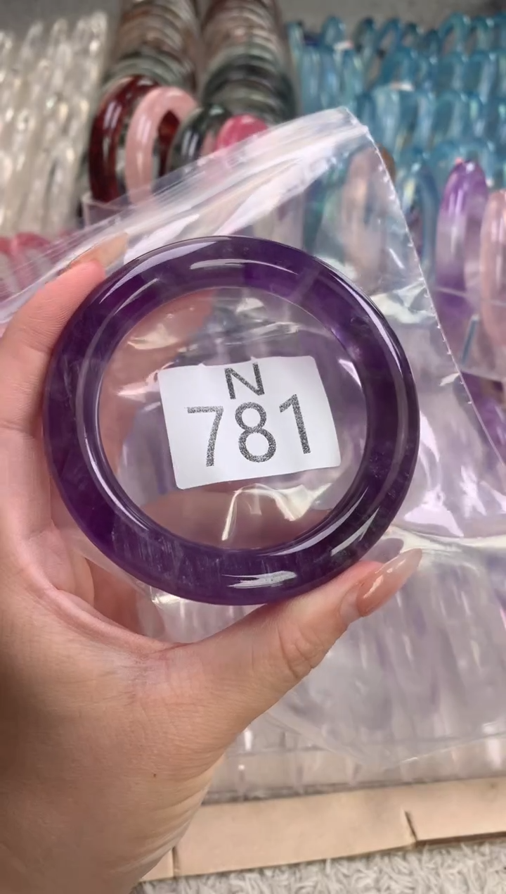 水晶珠宝半成品未镶嵌燕*水晶手镯781-60