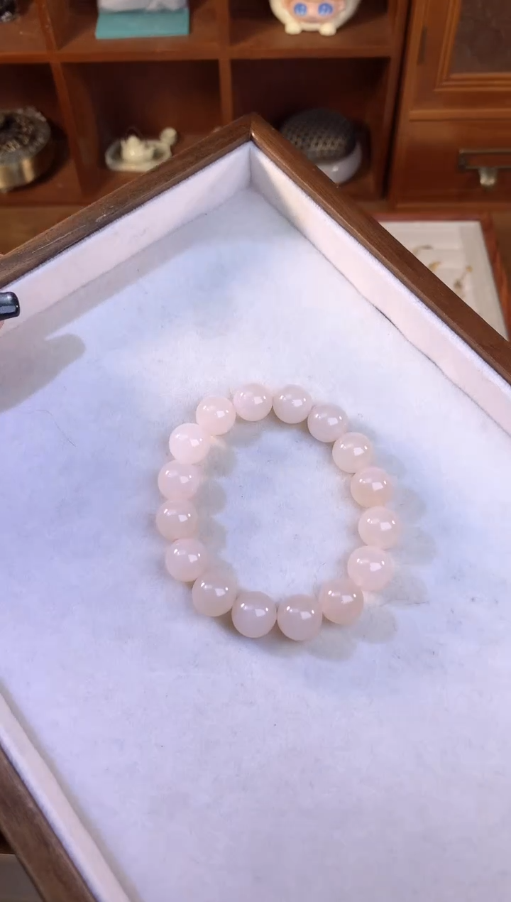 【闪购商品】和田玉（糖玉）手串未镶嵌藕粉和田玉手串