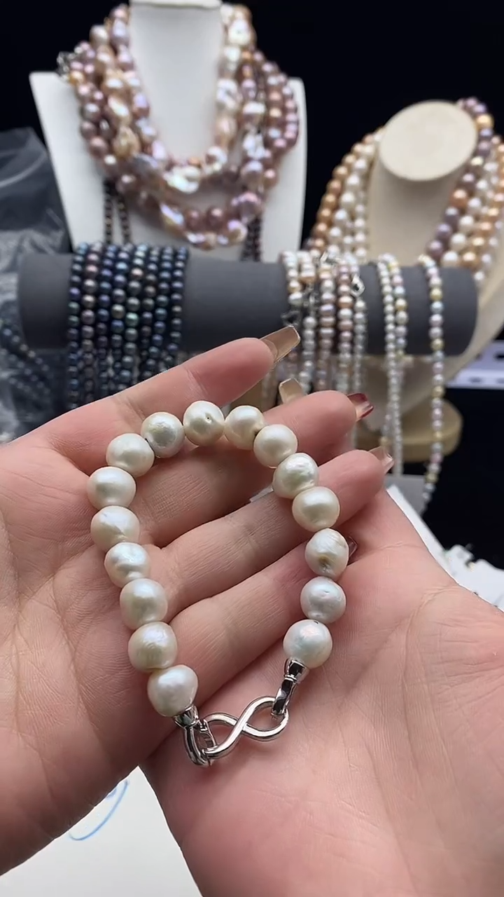 【闪购商品】淡水珍珠颈饰合金1