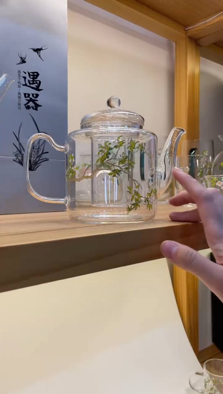 遇器梨花白燕煮茶壶啊