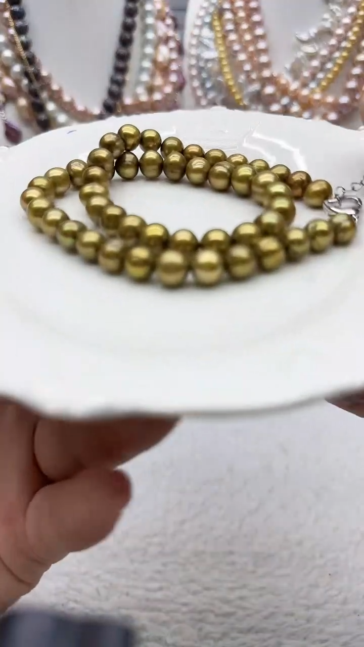 淡水珍珠未镶嵌项链1