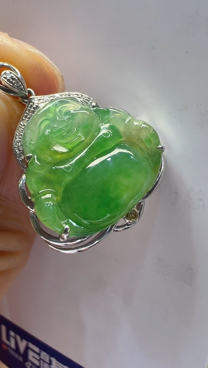 【闪购商品】翡翠吊坠(不含链)18K金镶嵌多样性团购发一件