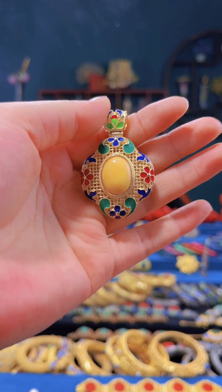 【闪购商品】非遗绝技 花丝吊坠