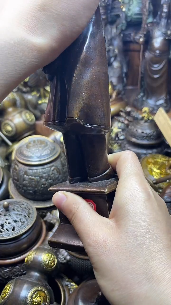 闪购链接，点击下单，有运费险，铜摆件