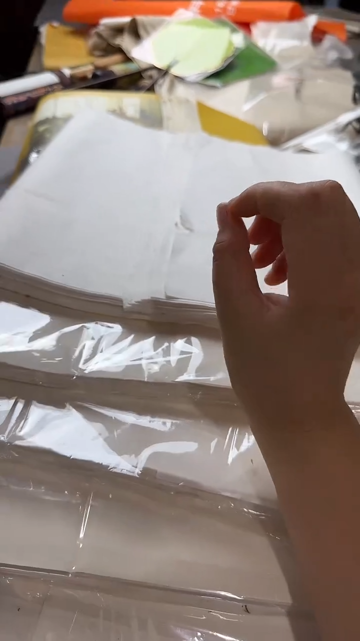 对开老豆腐宣 34*138厘米25张 微瑕