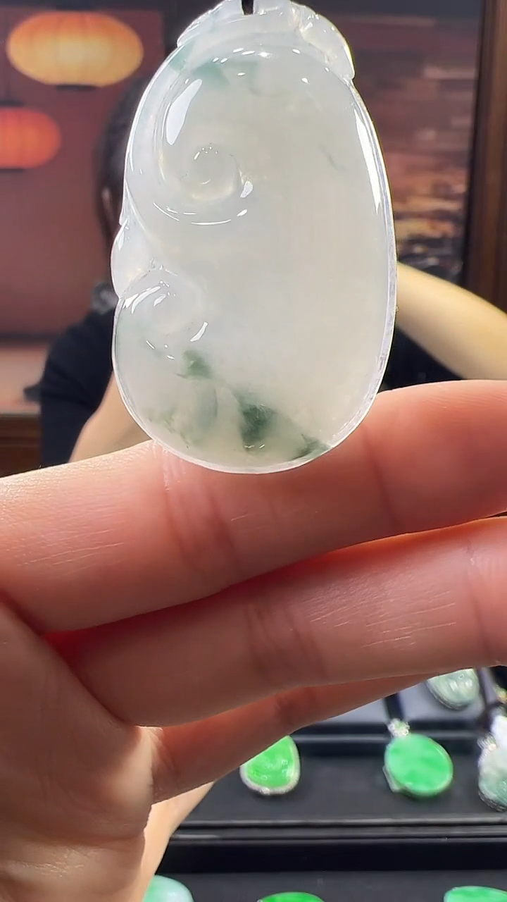 未镶嵌挂件翡翠如意