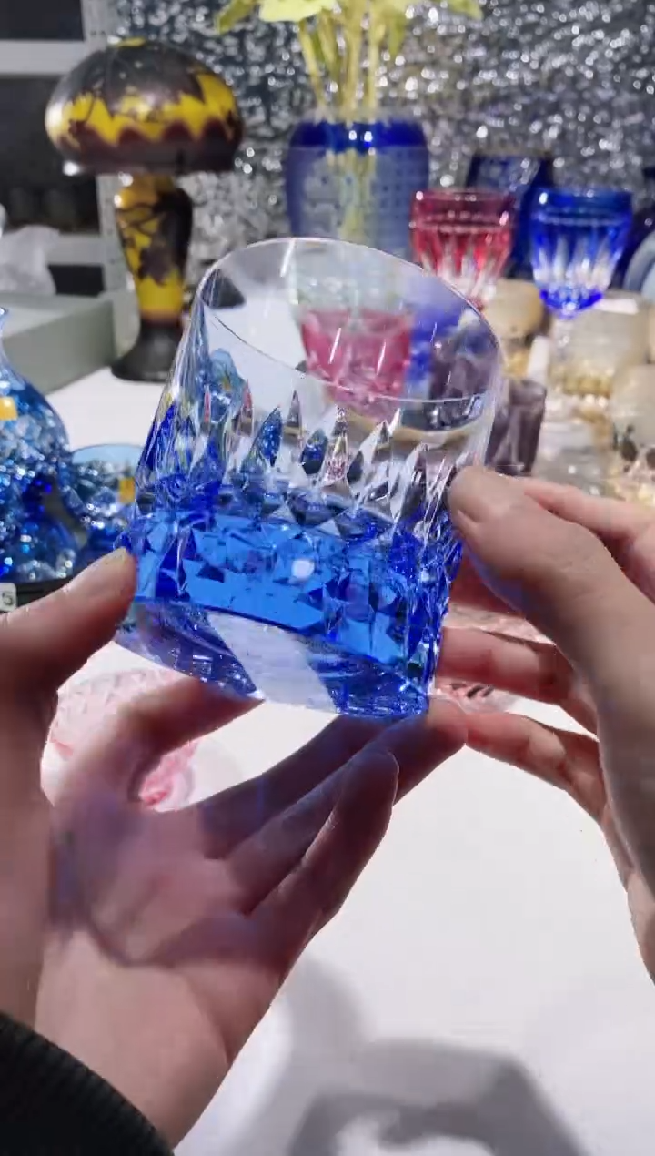 【闪购商品】水晶玻璃无手柄款K9水晶大麦绿色