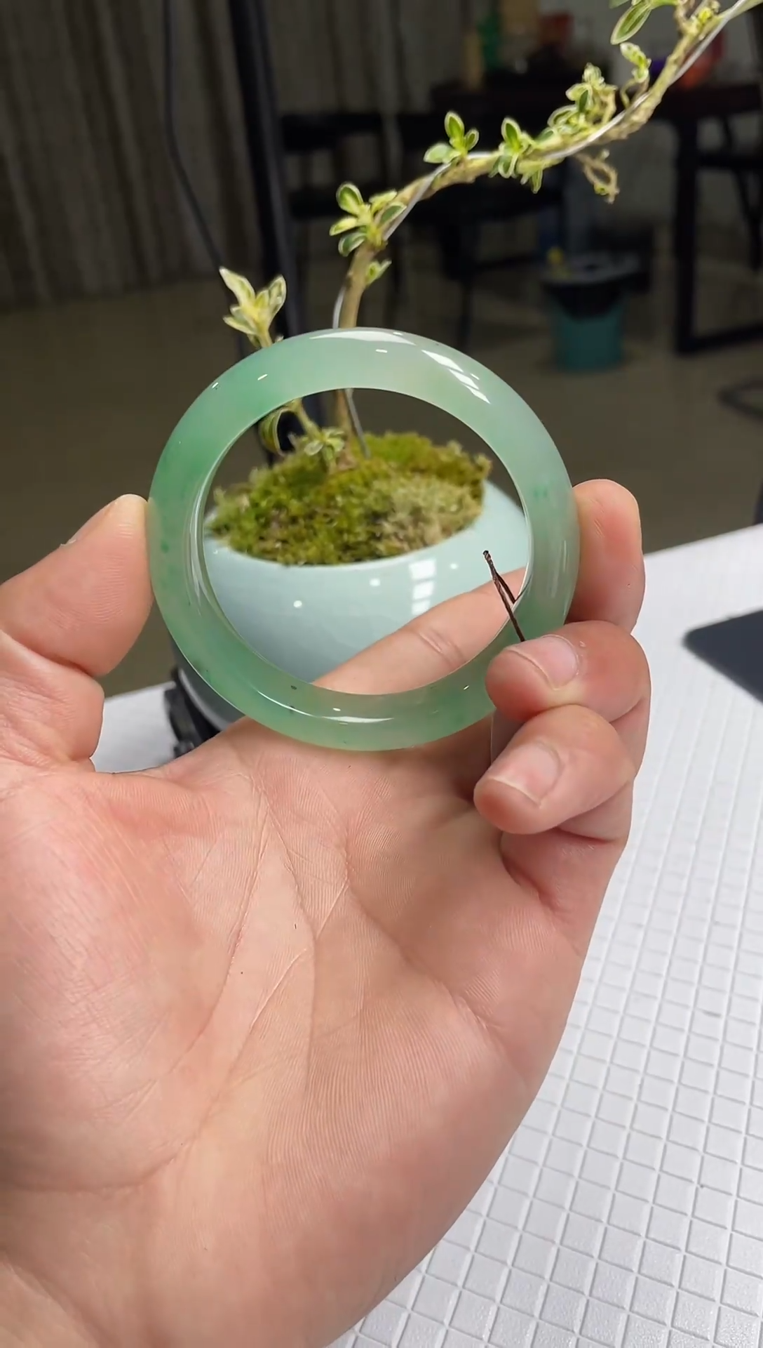 【闪购商品】石英质玉手镯未镶嵌非洲翠手镯多样性发货  