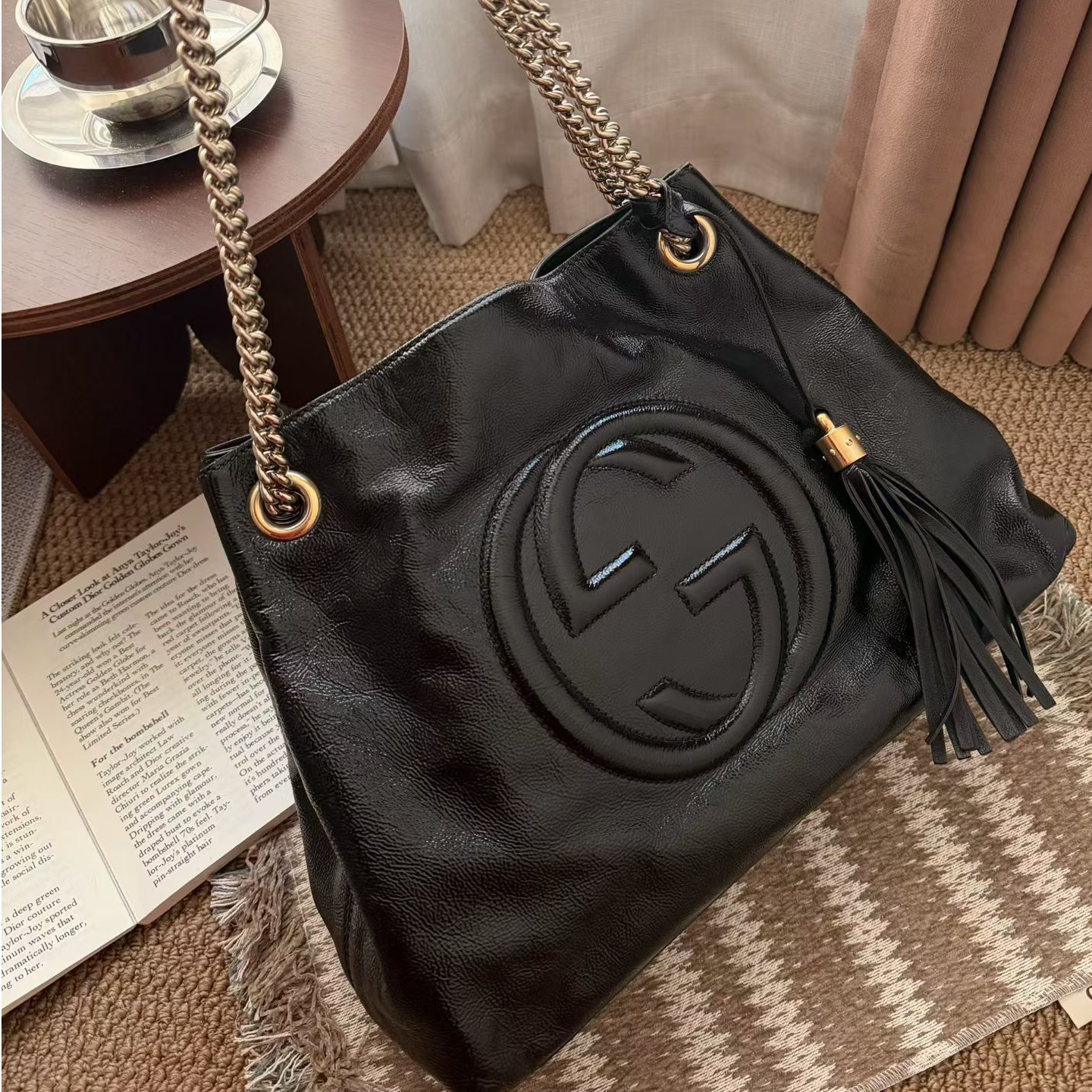 99新 GUCCI/古驰 唐唐专属/单肩包/杭州仓/152