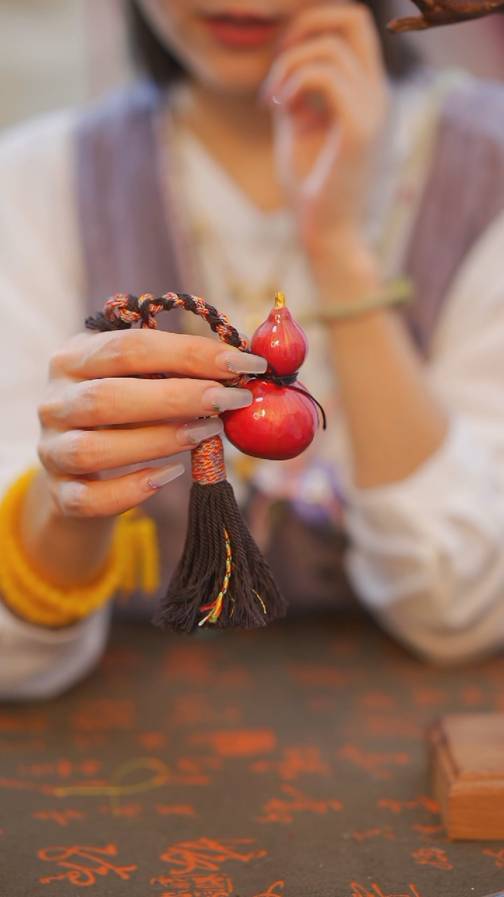 651非遗漆手艺工天然葫芦文玩福禄