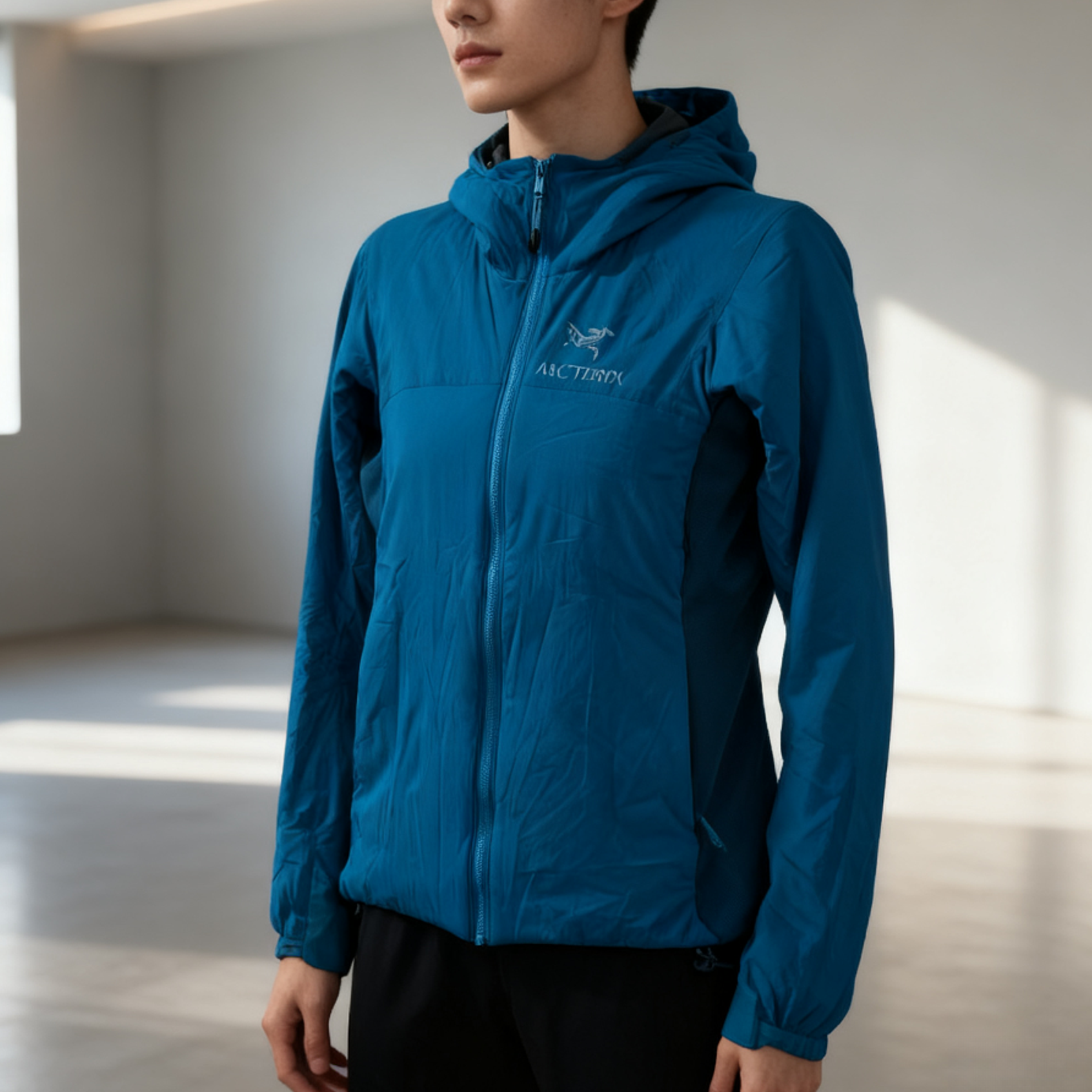 99新 ARC'TERYX/始祖鸟 A10552 蓝色 棉服 s码 肩宽38 胸围100 