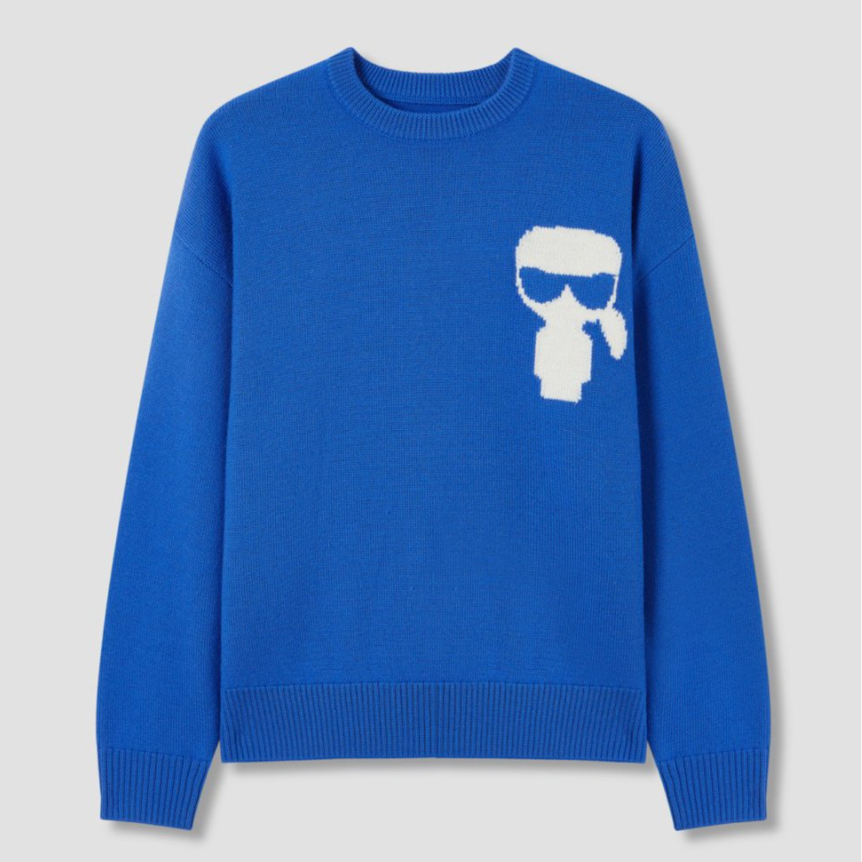 【官方男装】KARL LAGERFELD卡尔拉格斐25款绵羊毛套头卫衣M26X2315