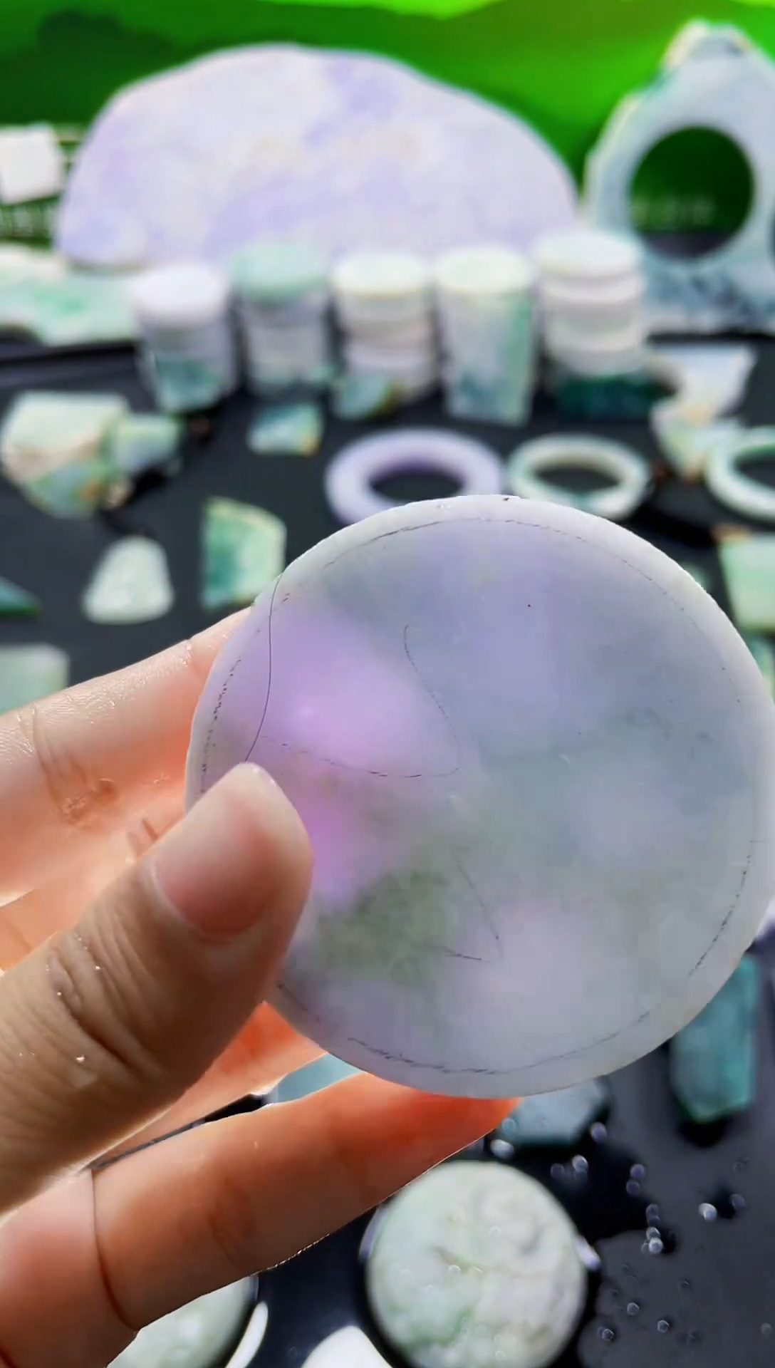 颈饰未镶嵌翡翠新店开业大优惠123