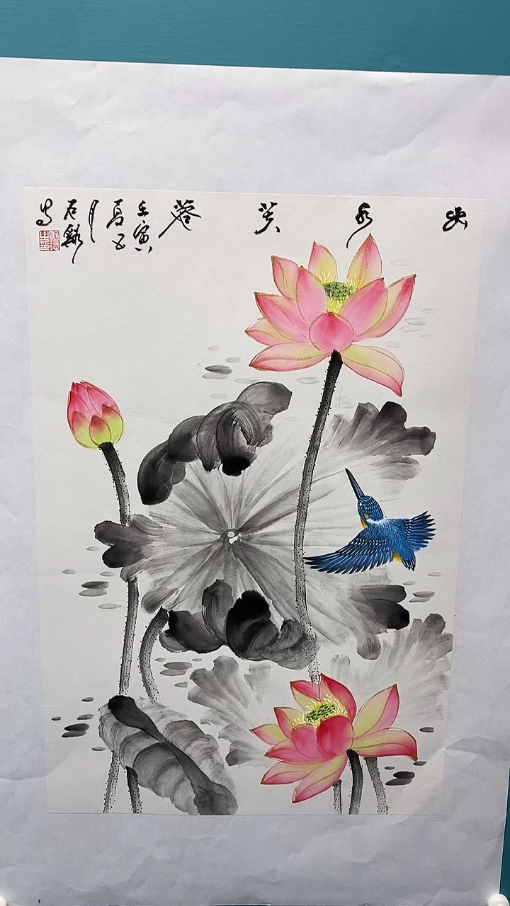 国画画都展厅明德老师国画作品2