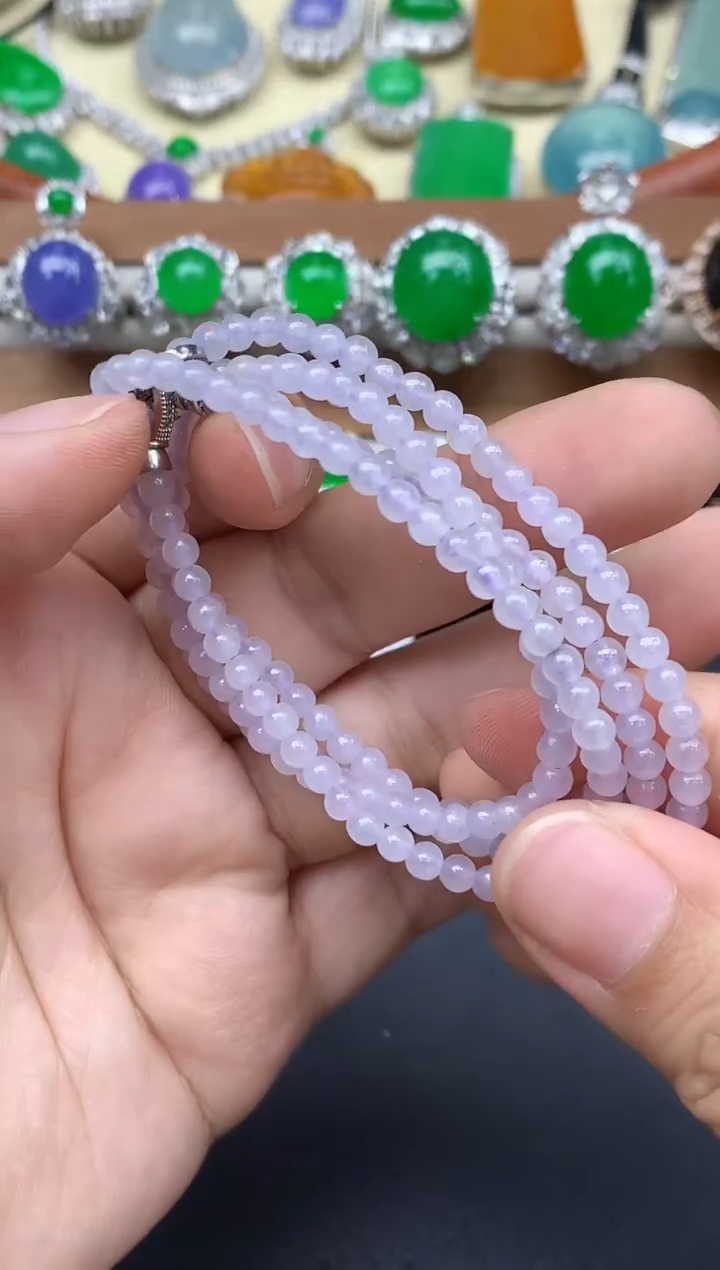 颈饰未镶嵌翡翠375-中国好珍宝