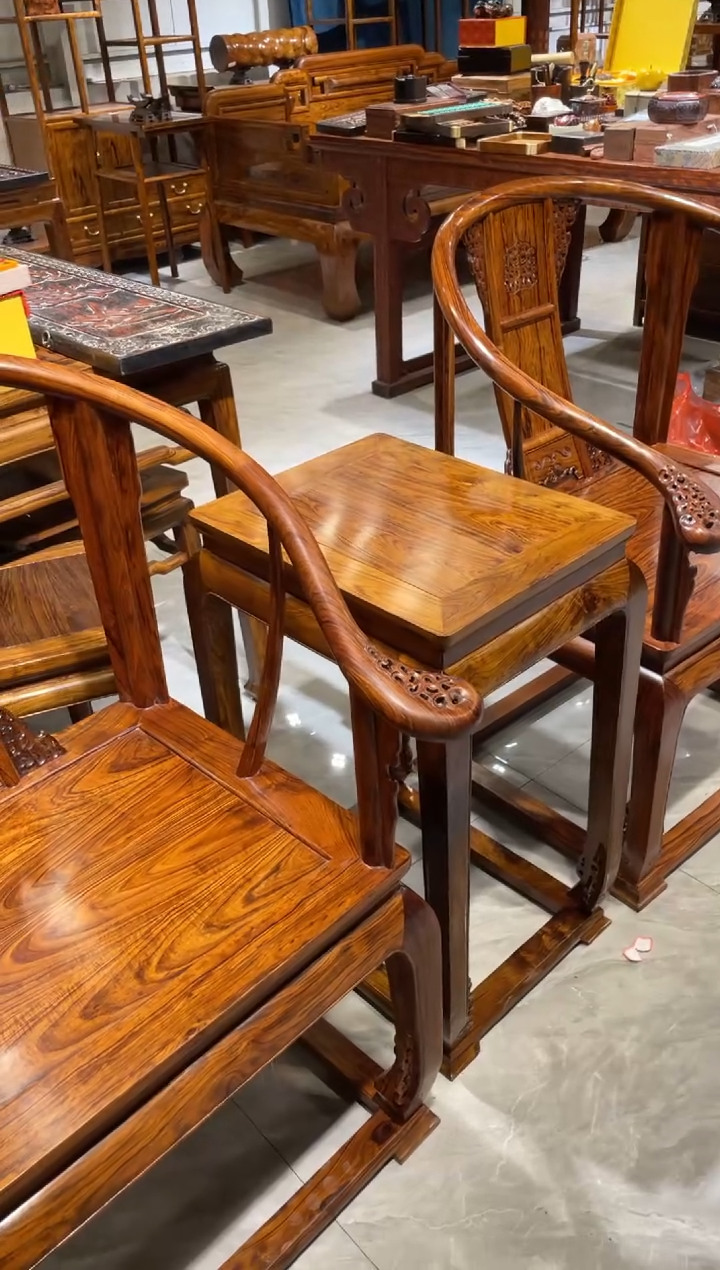 【闪购商品】木皇宫椅三件套家具链接