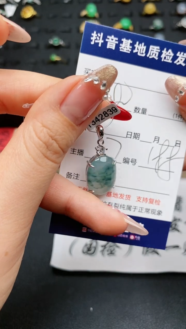 【闪购商品】翡翠颈饰银S925镶嵌.........
