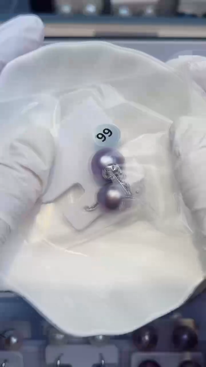 【闪购商品】银S925镶嵌淡水珍珠耳饰耳钉